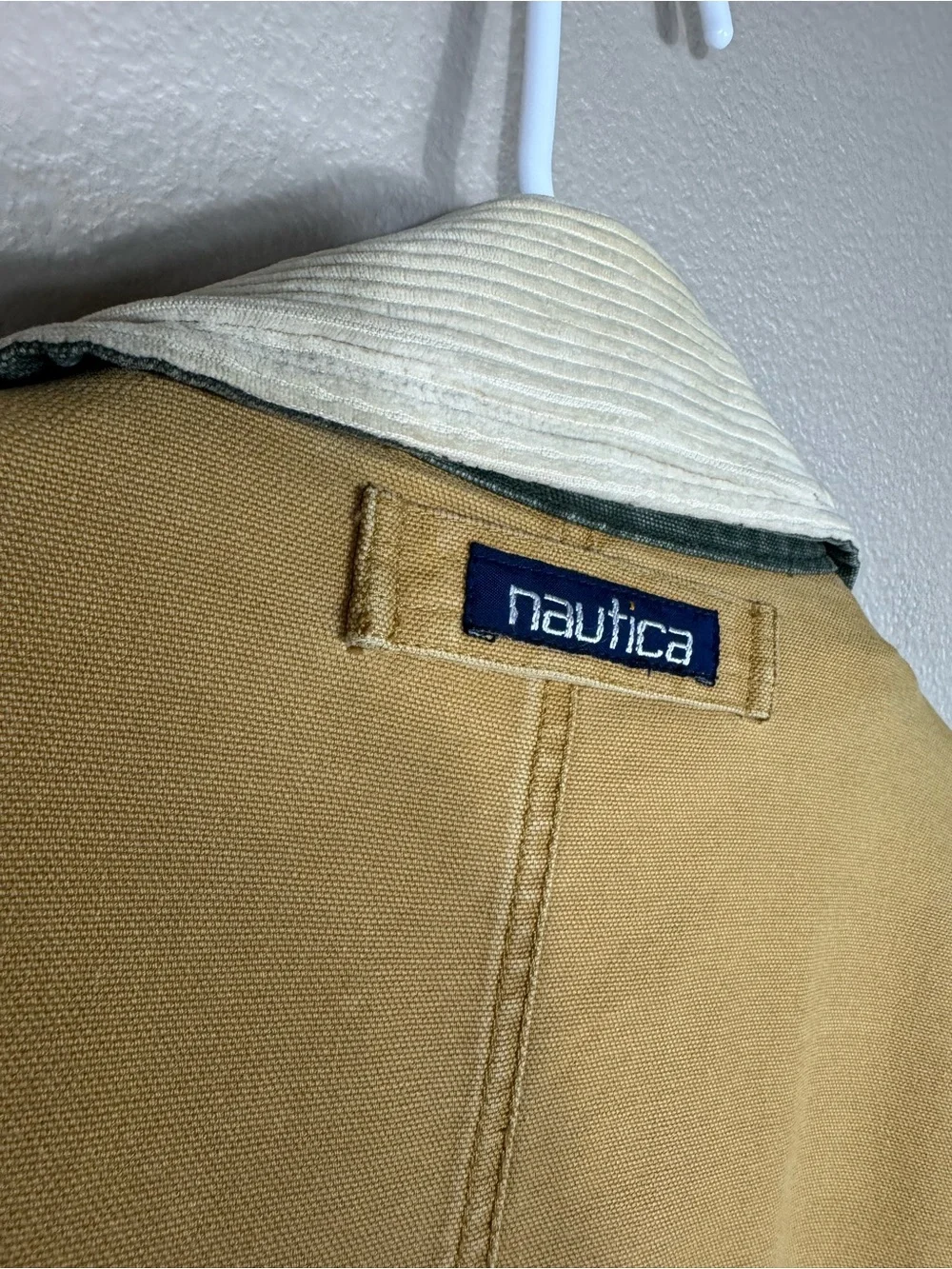 Vintage Y2K Nautica Barn Field Canvas Full Zip Wool Plaid Blanket Liner Coat E